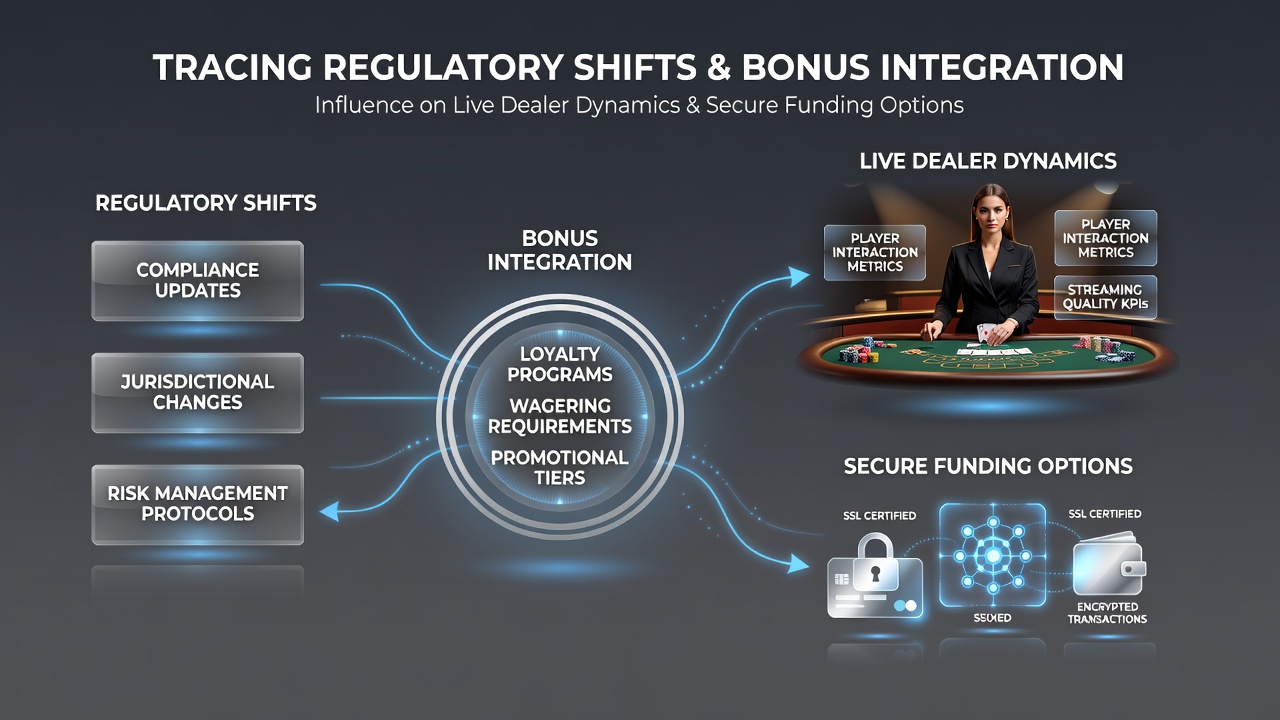 Regulatorische Entwicklungen beeinflussen Bonusintegration und Live-Dealer-Dynamiken in lizenzierten Umgebungen